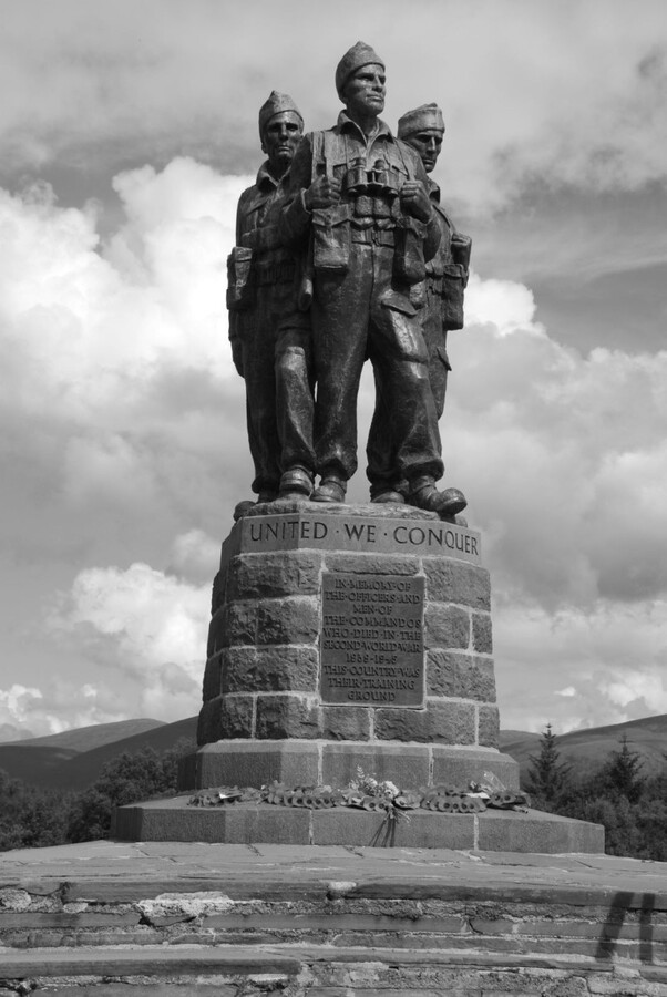 The Commando's Memorial, Spean Bridge - Roy Cane
